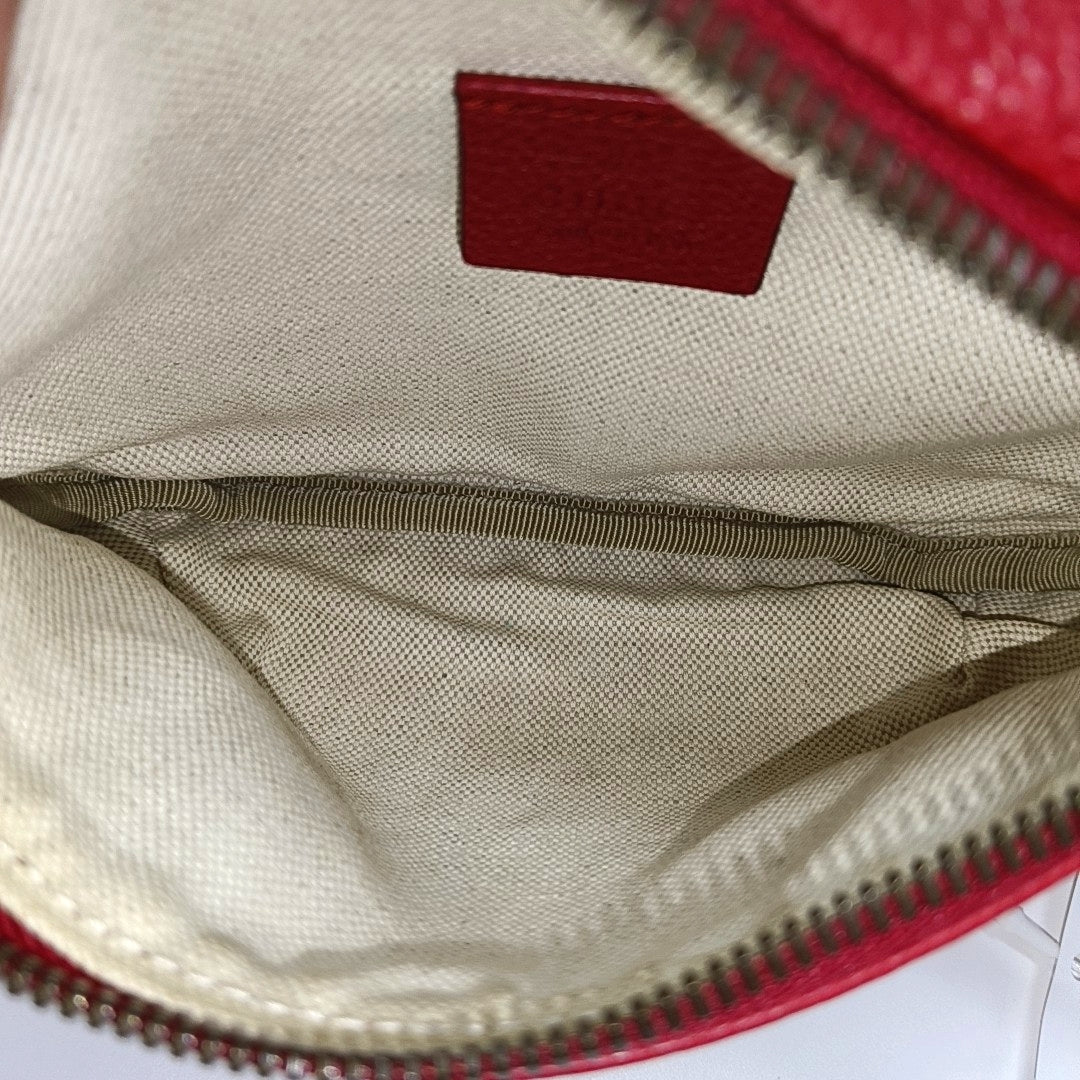 Print Small Calfskin Red