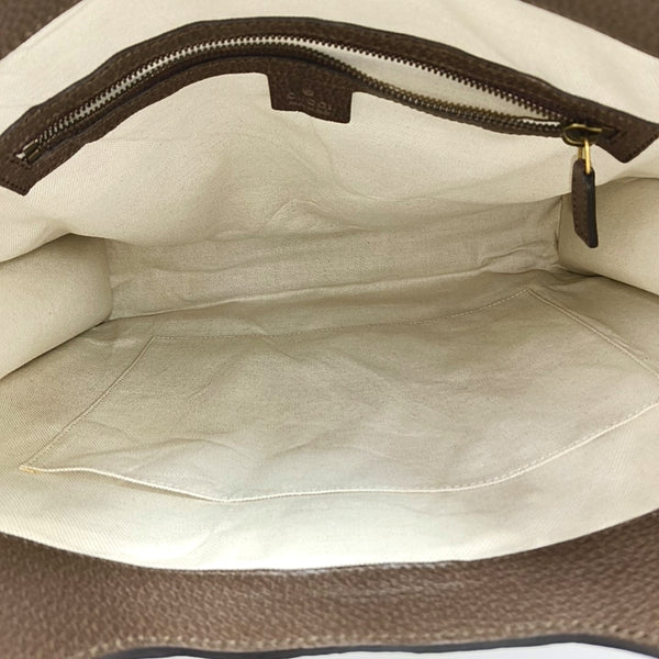 Authenticated pre-owned  Ophidia Medium Monogram Coated Canvas Beige - Top Handle Bag at Looply