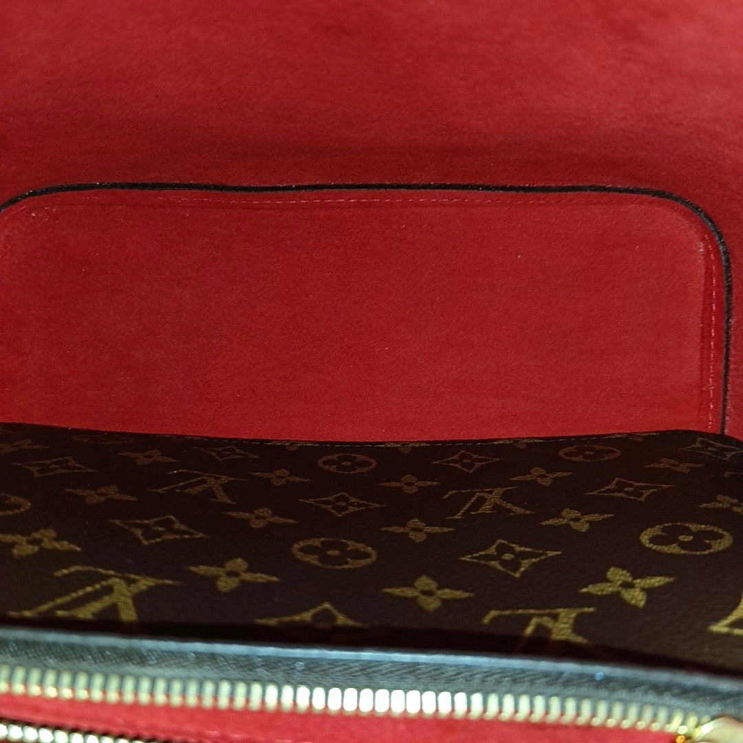 NÉONOÉ MM Monogram Coated Canvas Brown