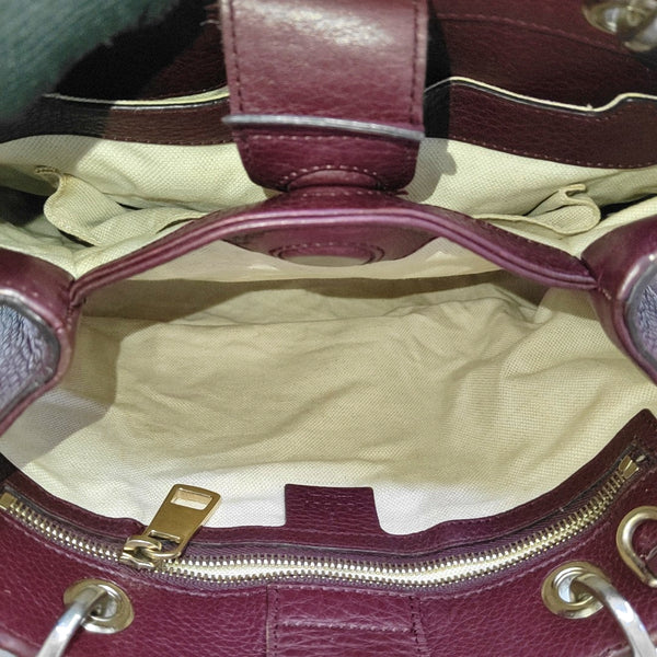 Bamboo 1947 Medium Calfskin Red