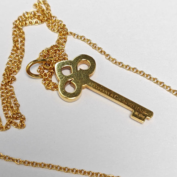Tiffany Keys 18k Gold Necklace