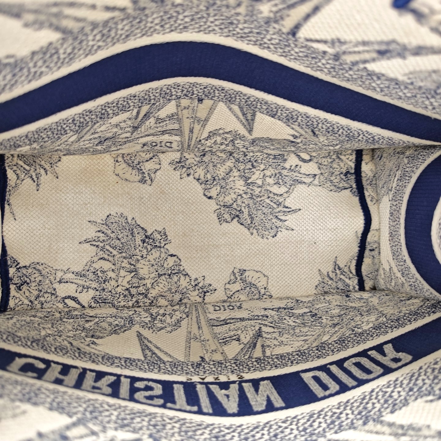 Book Tote Medium Canvas Blue