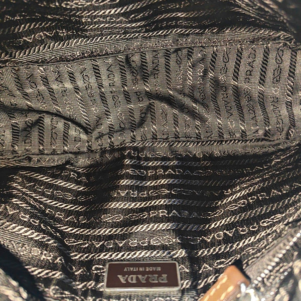Nylon Shoulder Bag Beige
