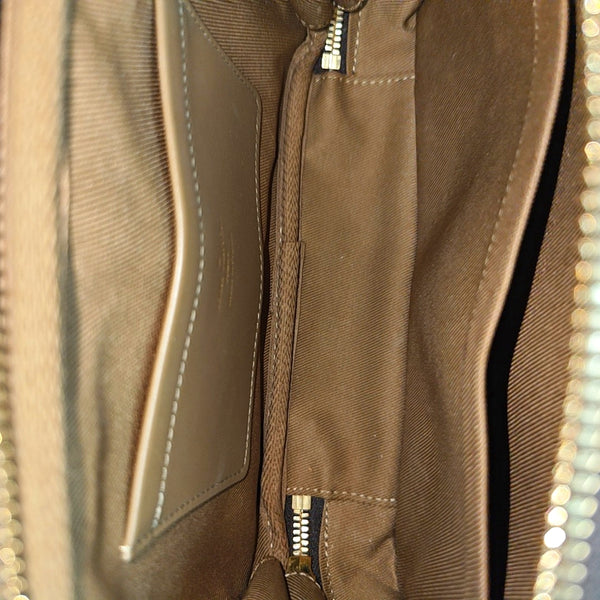 UTILITY Monogram Coated Canvas Brown