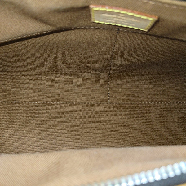 POPINCOURT Monogram Coated Canvas Brown