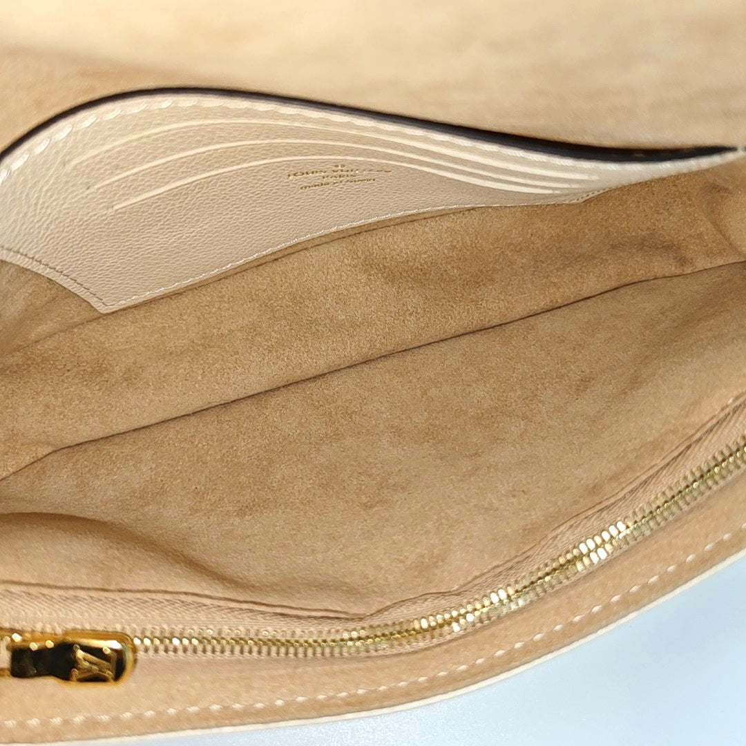 IVY Monogram Calfskin Beige