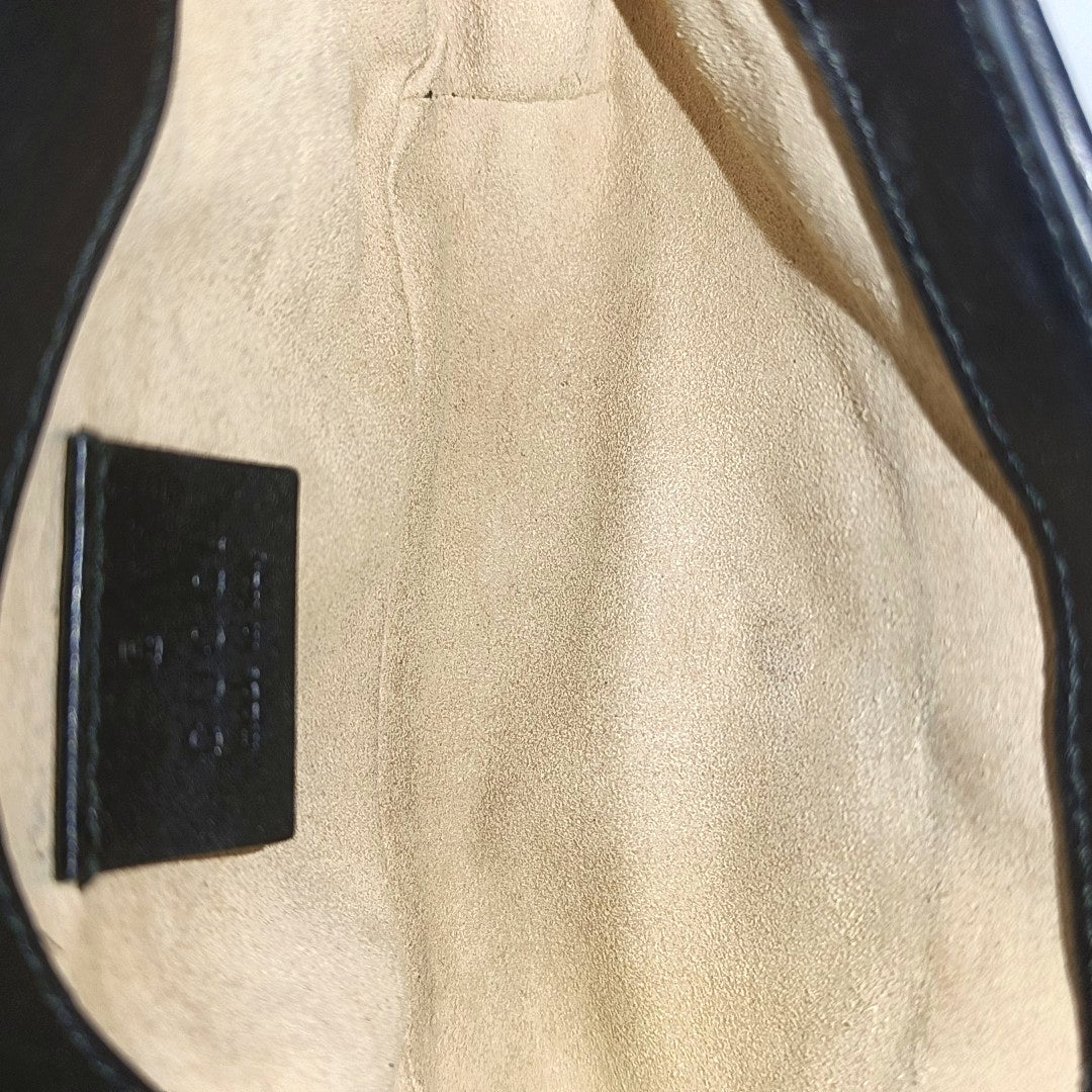 GG Marmont Mini Quilted Calfskin Black