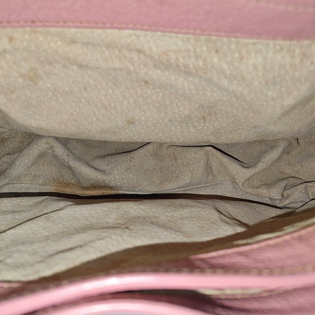 Calfskin Shoulder Bag Pink