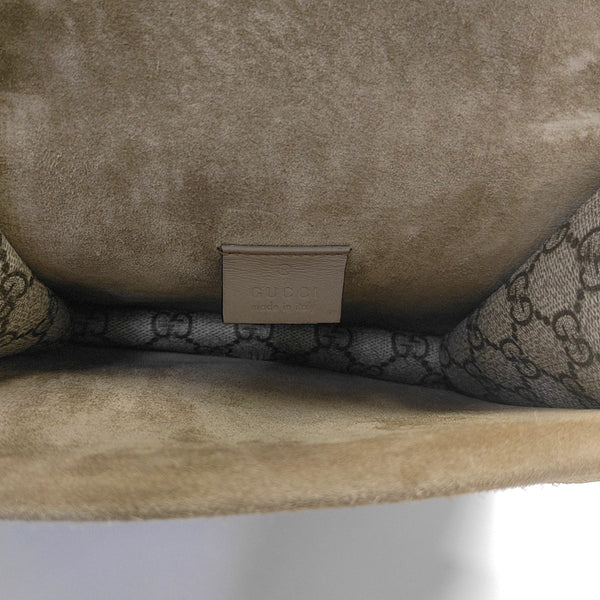 Dionysus Mini Monogram Coated Canvas Beige