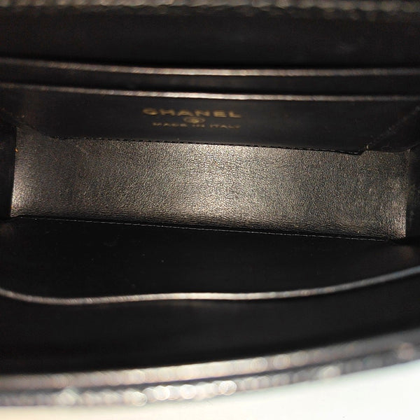 COCO HANDLE Grained Calfskin Black