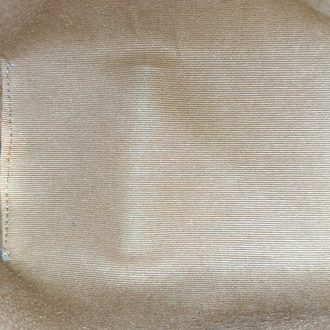 Coated Canvas Shoulder Bag Brown