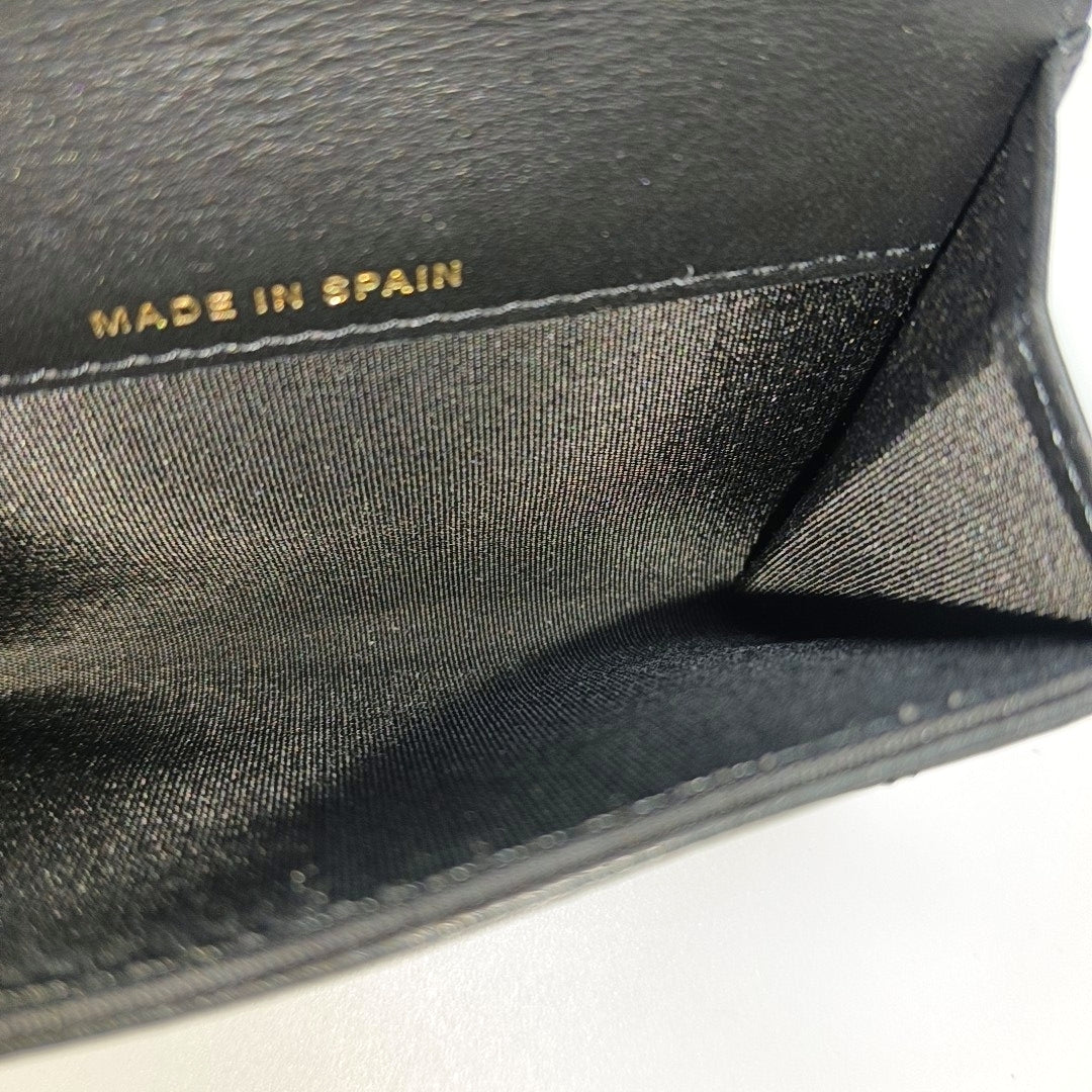 BOY CHANEL Quilted Calfskin Black Card Holder
