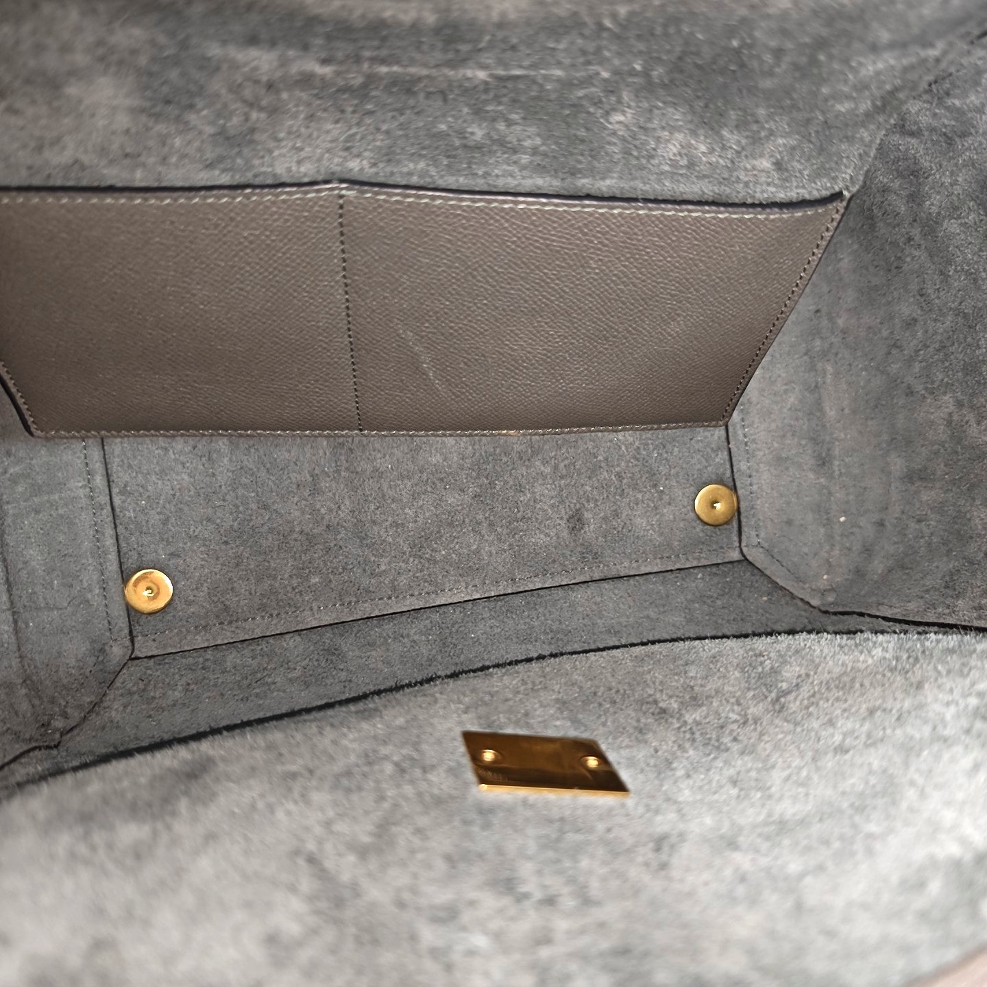 BELT Mini Calfskin Gray