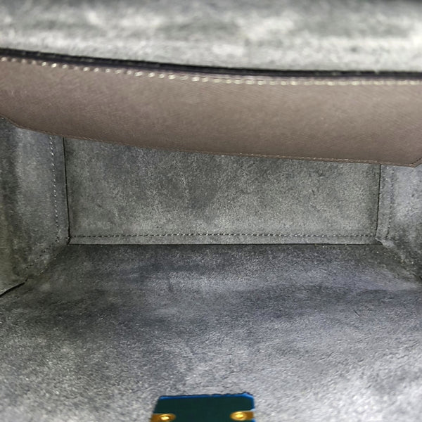 BELT Micro Calfskin Gray