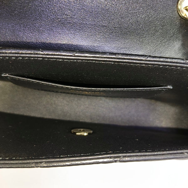 25S Quilted Lambskin Black