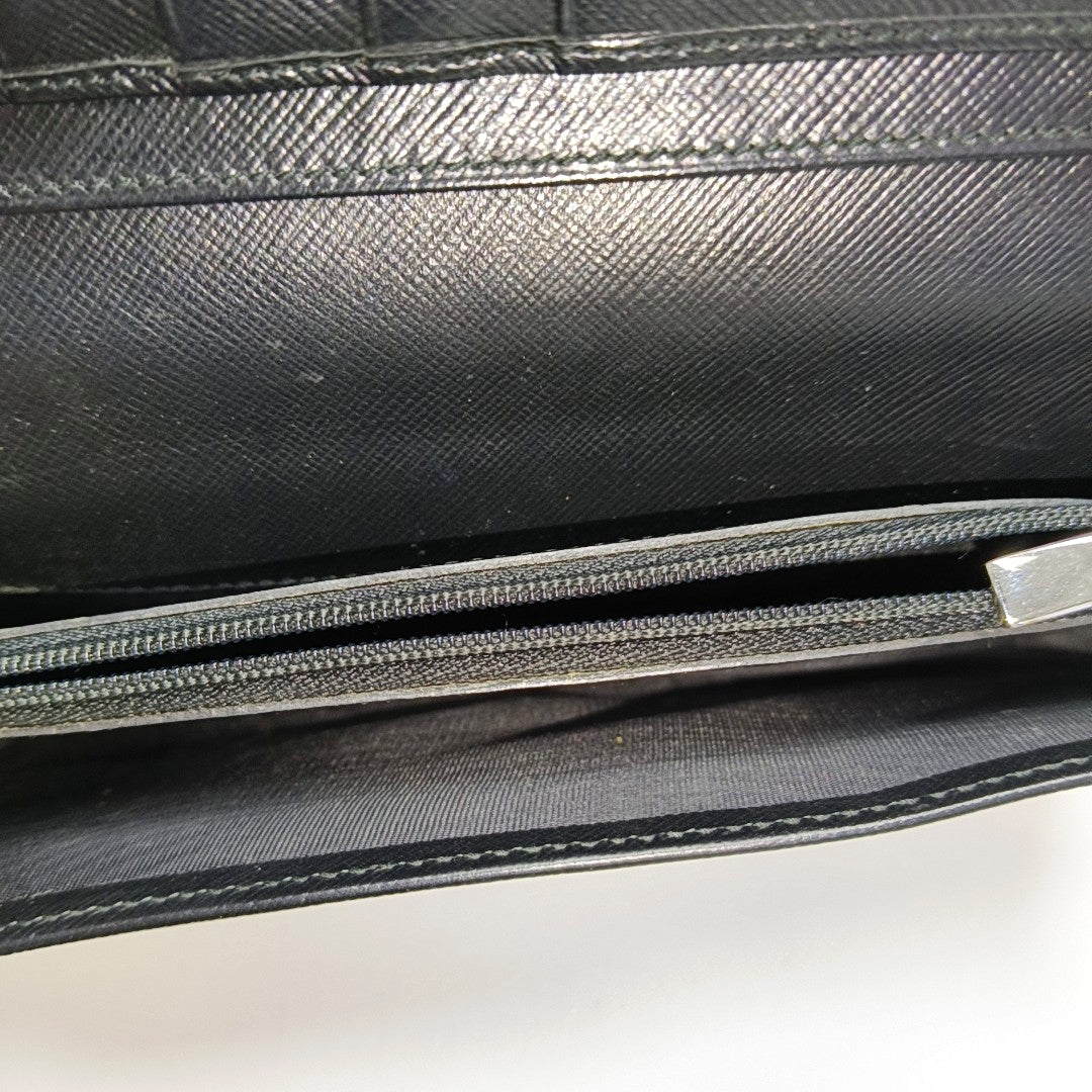 Vara Calfskin Black Wallet