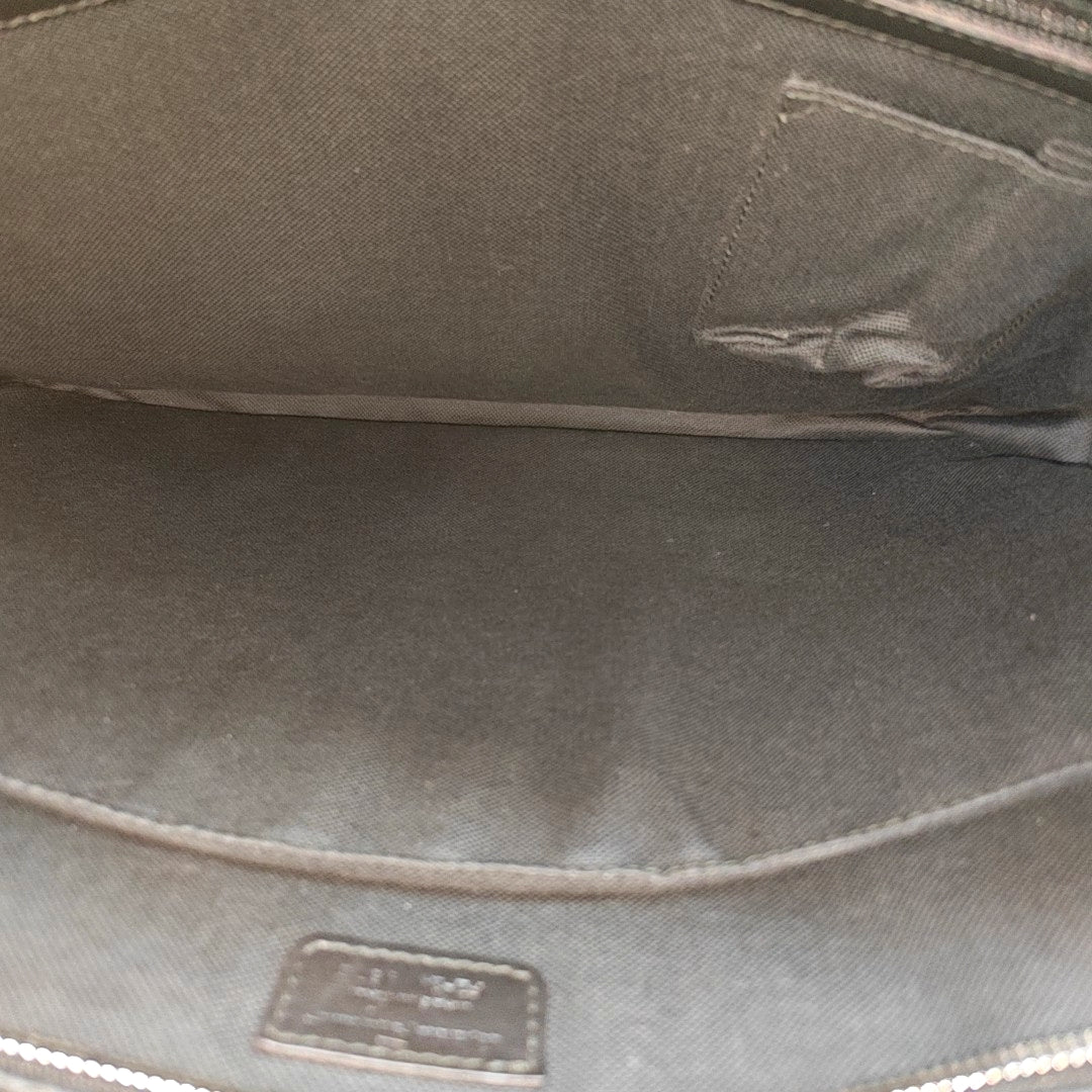 Calfskin Top Handle Bag Black
