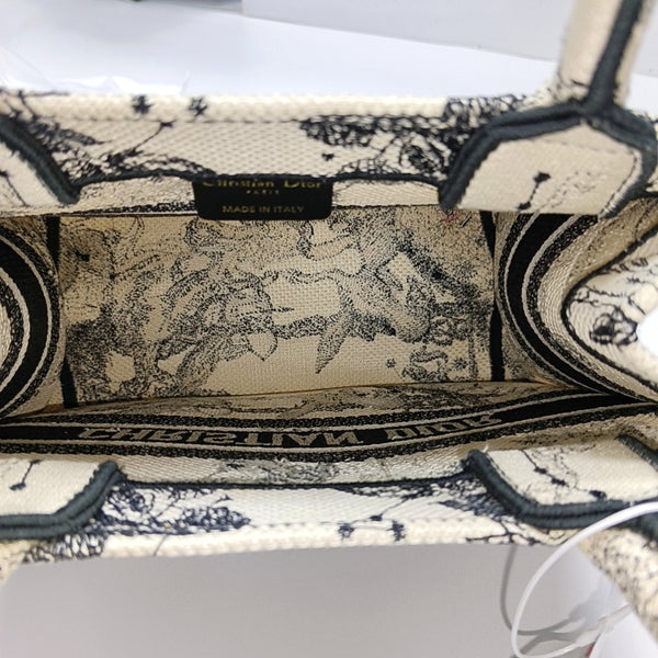 Book Tote Small Canvas White