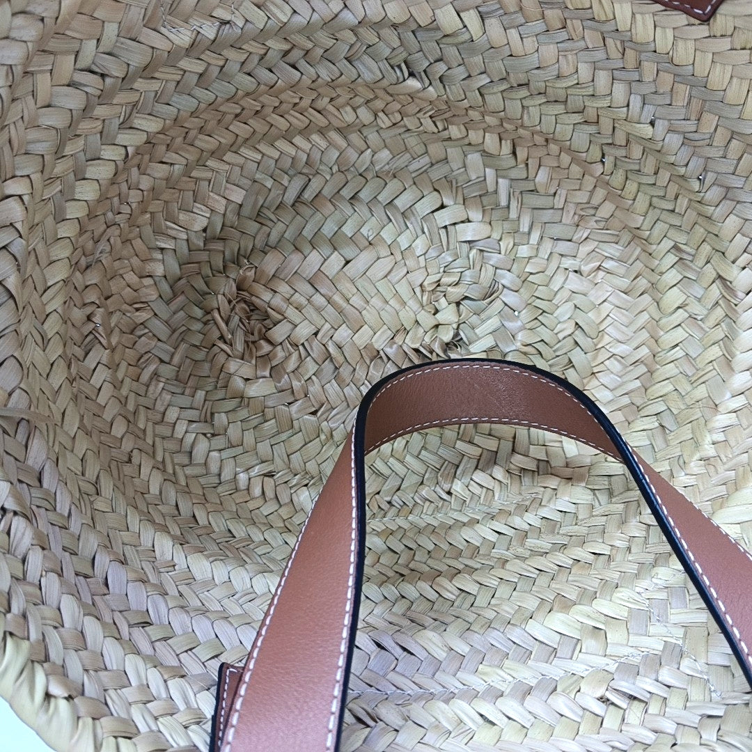 Basket Small Straw Beige