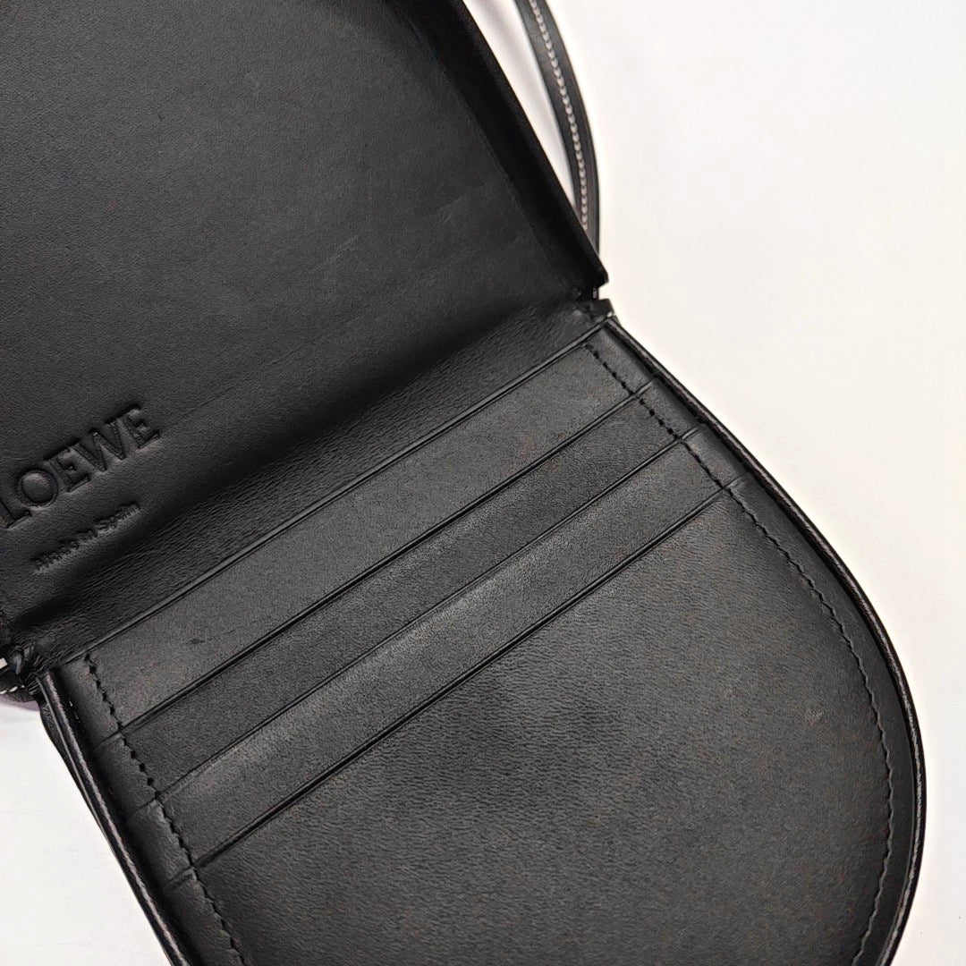 Heel Small Calfskin Black