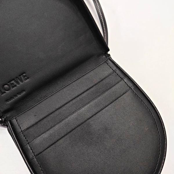 Heel Small Calfskin Black