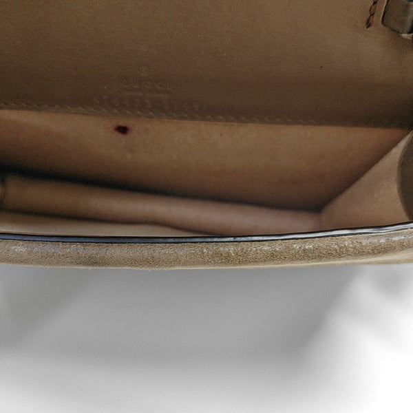 Dionysus Super Mini Monogram Coated Canvas Beige