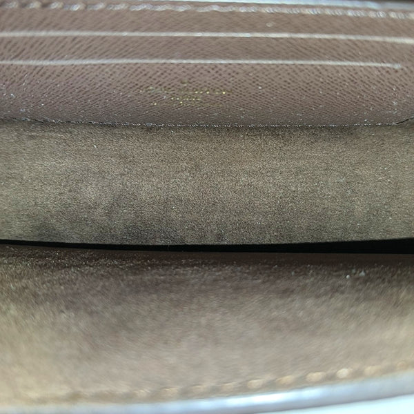 Lily Monogram Coated Canvas Brown