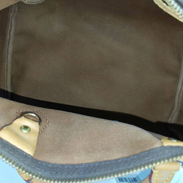 SPEEDY 30 Monogram Coated Canvas Brown