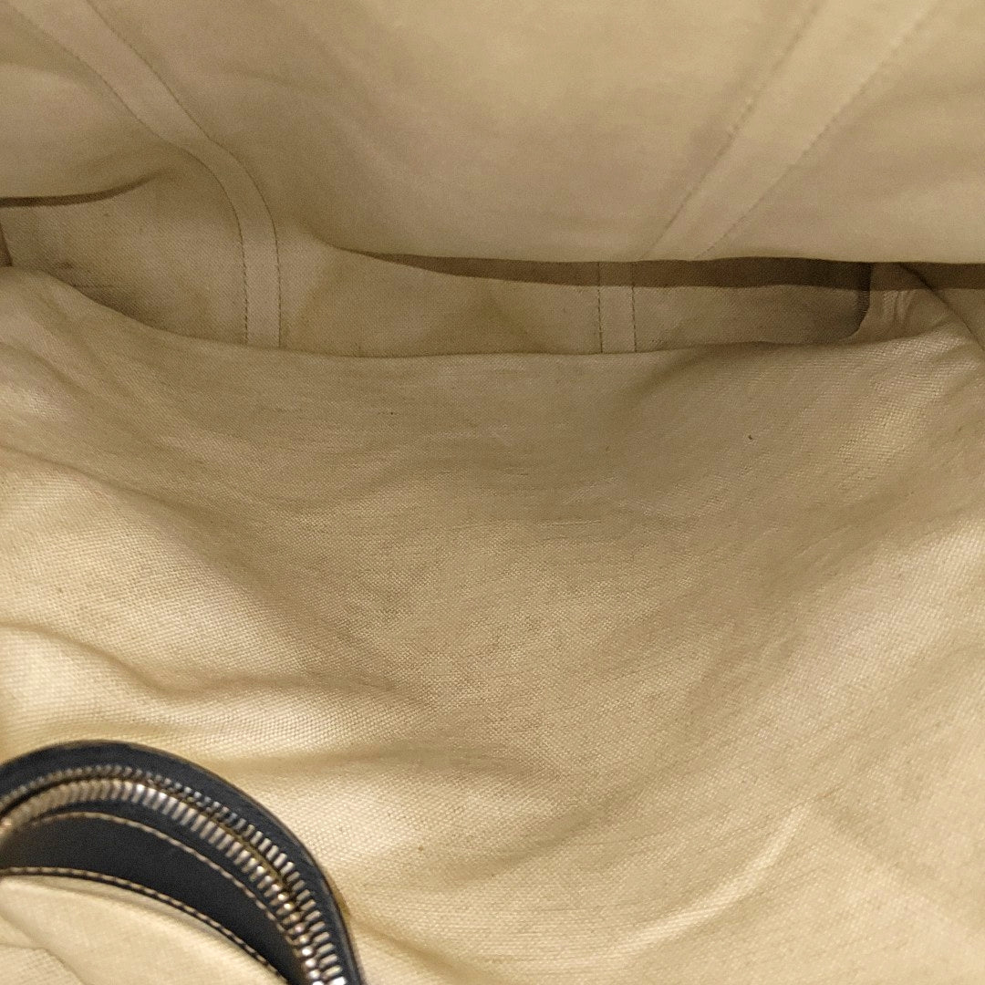 GG Supreme Monogram Coated Canvas Black