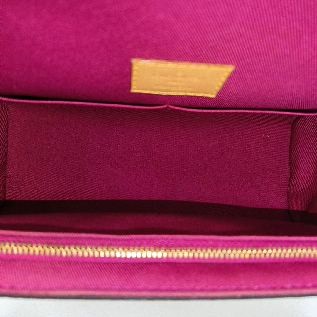 CLUNY PM Monogram Coated Canvas Brown