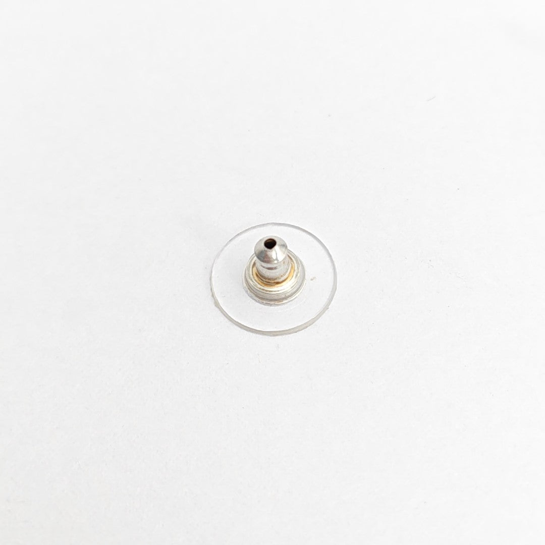 CC Logo Metal Gold Stud Earrings
