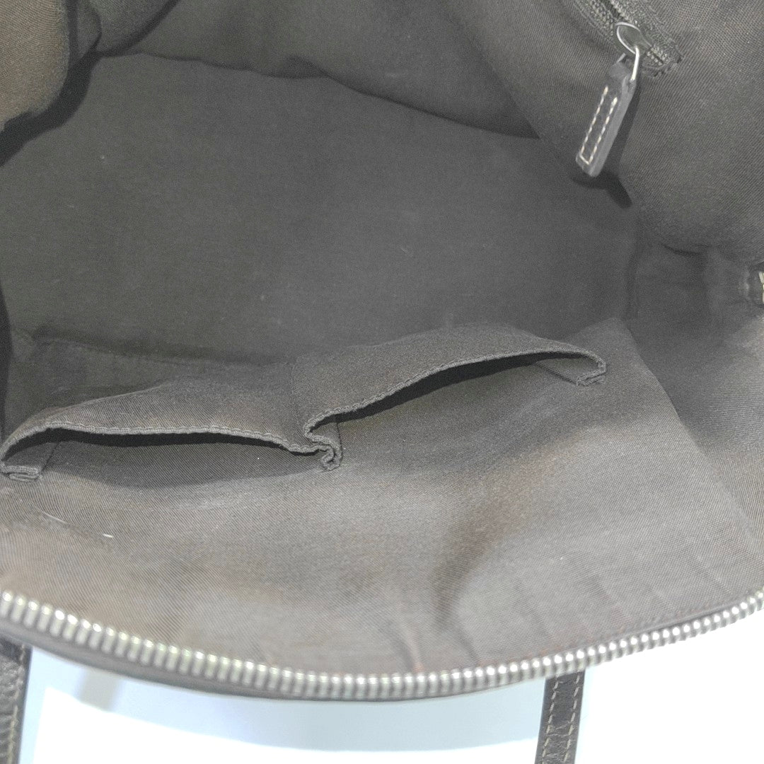 Monogram Coated Canvas Shoulder Bag Brown