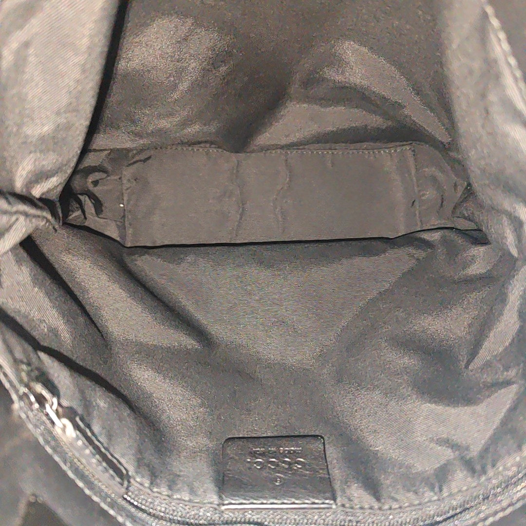 Monogram Canvas Tote Bag Black