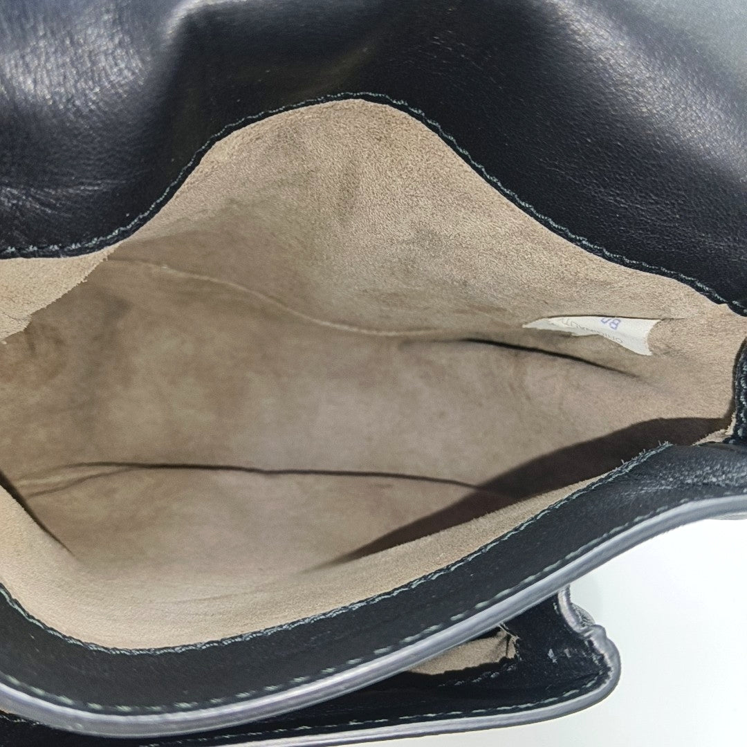 Calfskin Shoulder Bag Black