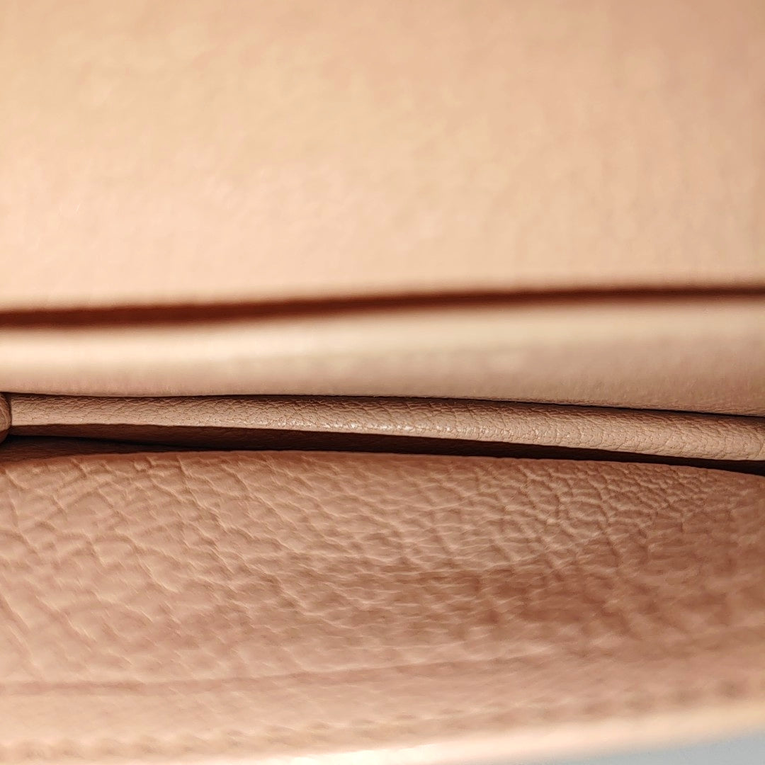 Madras Leather Pink Card Holder