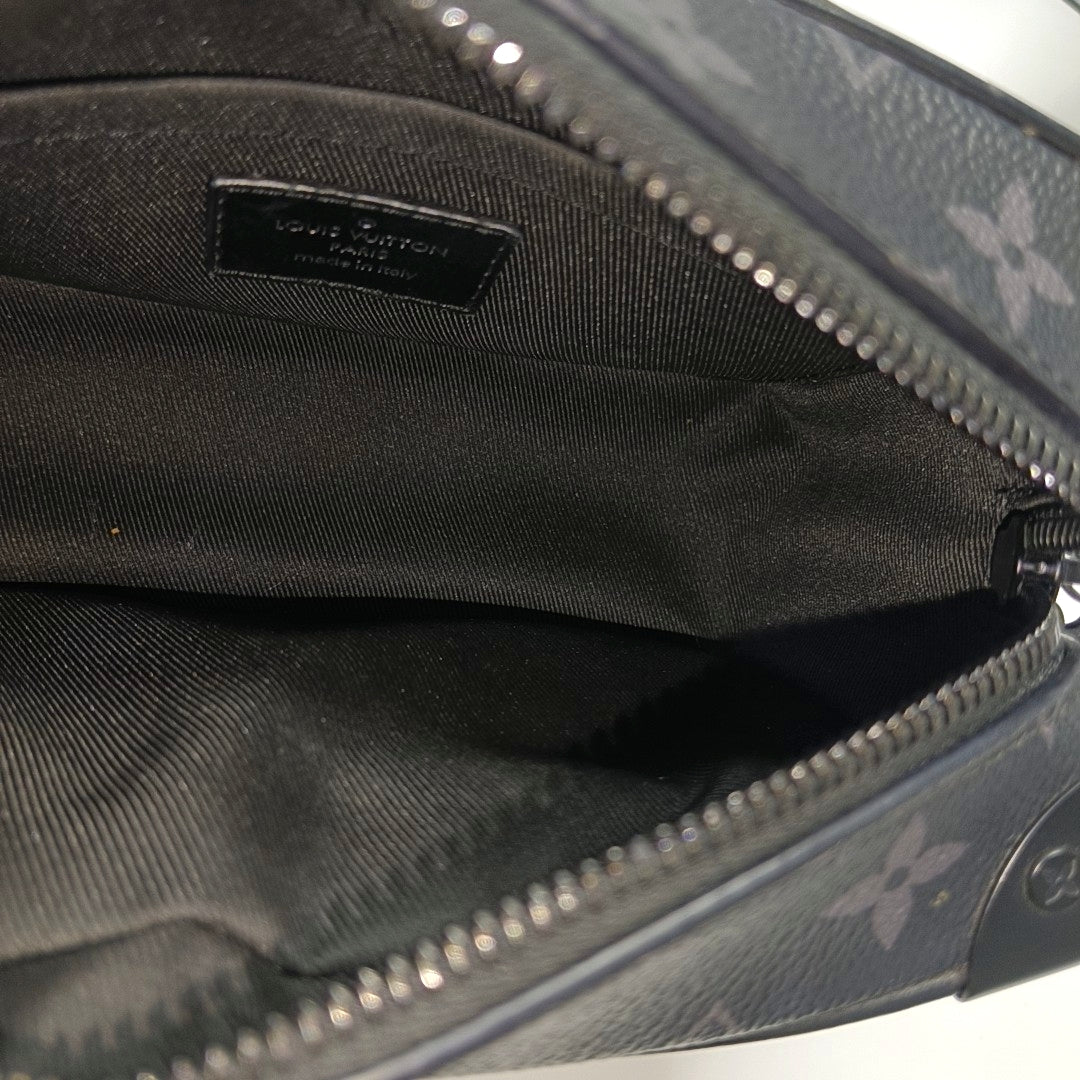 SOFT TRUNK Mini Monogram Coated Canvas Black