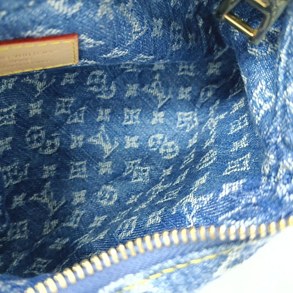 Pochette Valley Monogram Denim Blue