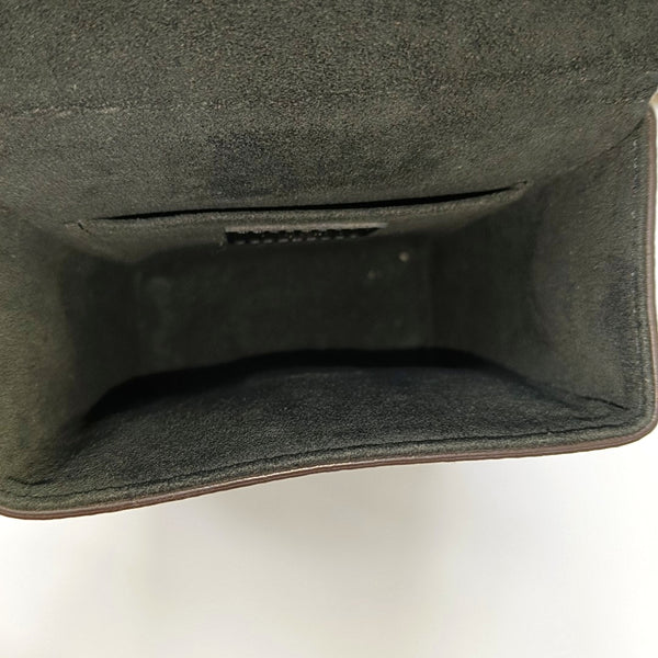 CAMERA BOX Monogram Coated Canvas Brown