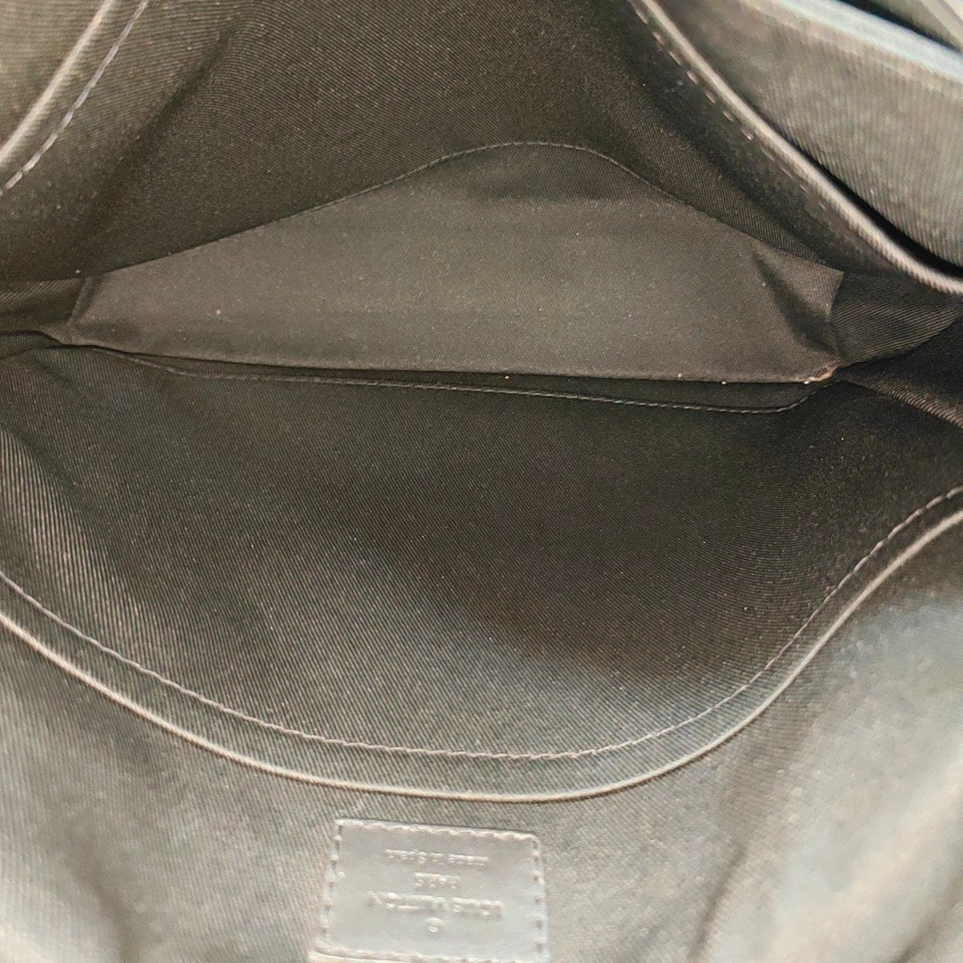DISTRICT PM Damier Graphite Calfskin Black