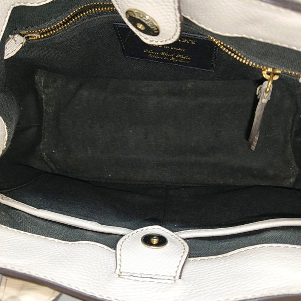 The Banner Small Calfskin Beige