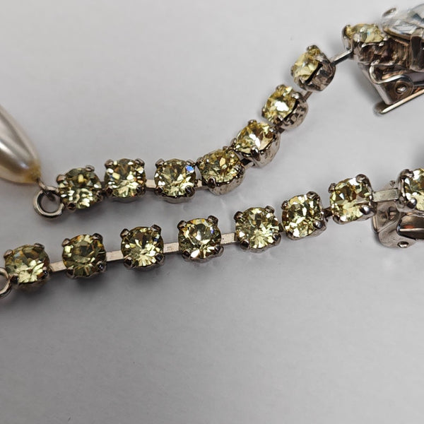 Metal Clear Clip On Earrings