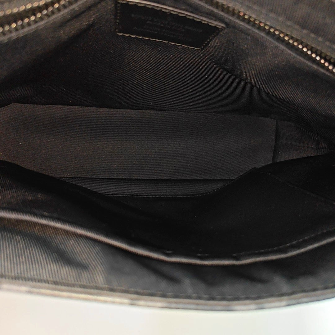 VOYAGER PM Monogram Coated Canvas Black