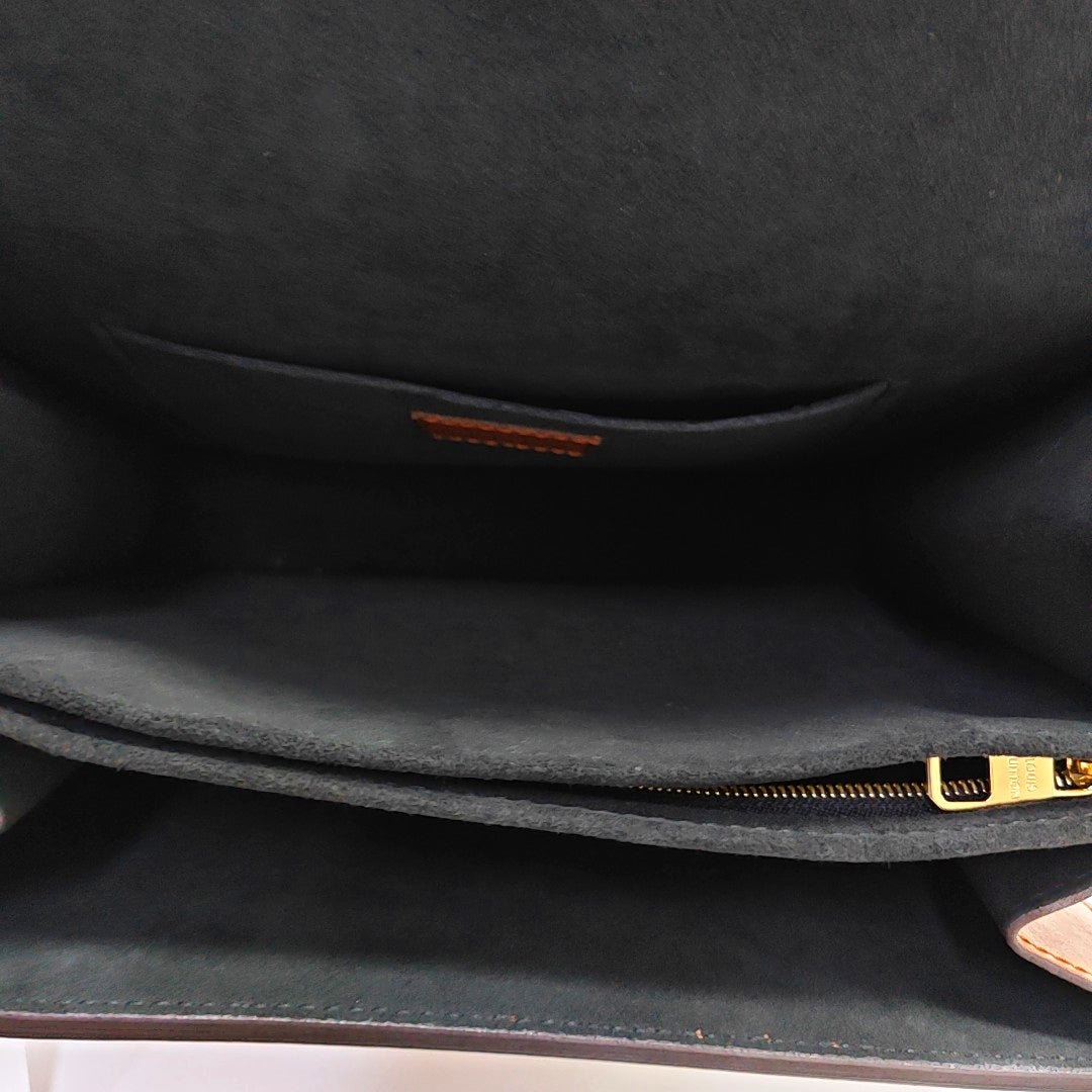 DAUPHINE MM Monogram Coated Canvas Brown