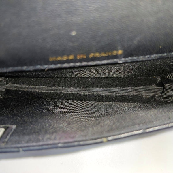 Quilted Lambskin Shoulder Bag Black