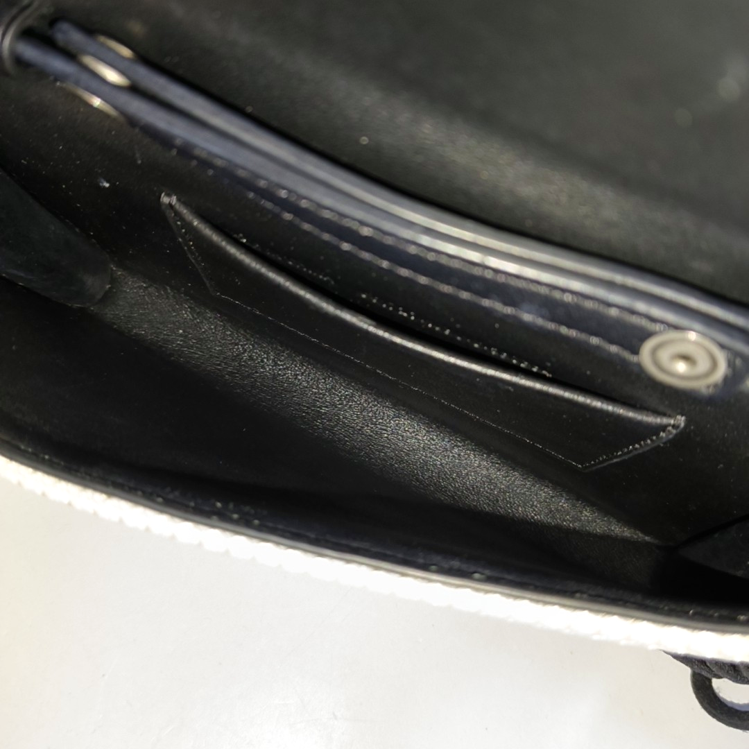 Calfskin Crossbody Bag Black