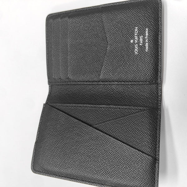 Damier Graphite Coated Canvas Card Holder Gray