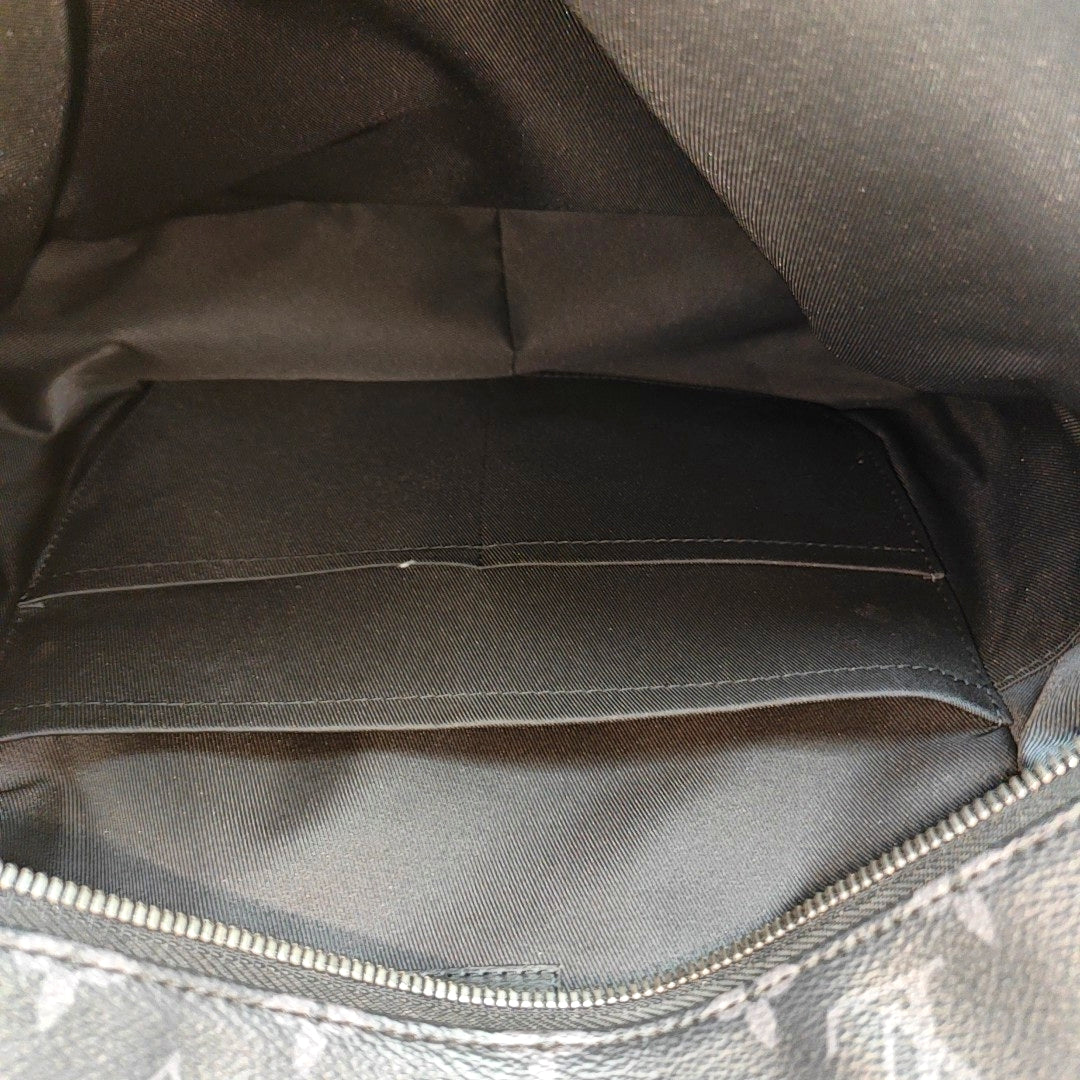 DISCOVERY PM Monogram Coated Canvas Black