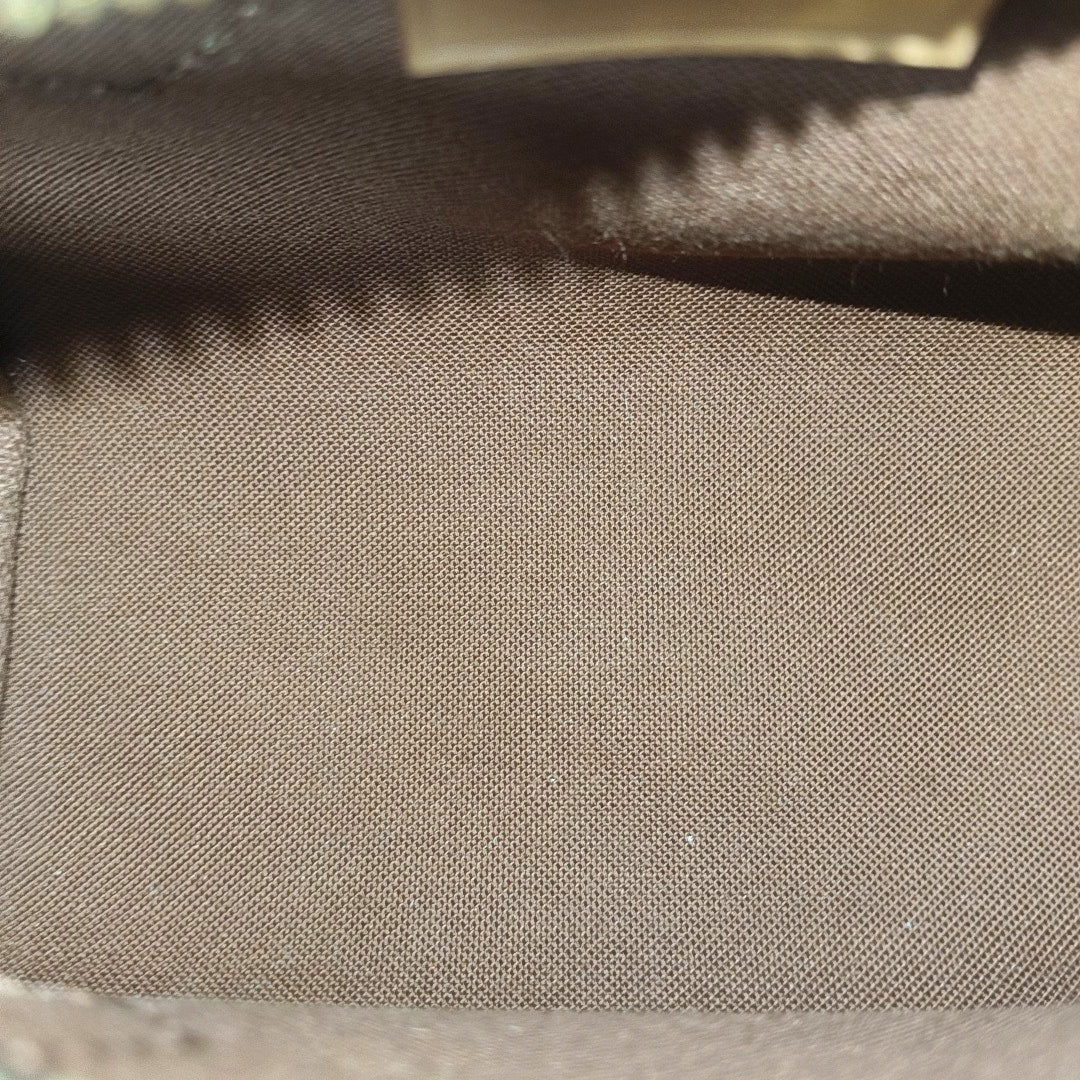 Authenticated pre-owned  SPEEDY Nano Monogram Coated Canvas Brown - Shoulder Bag at Looply