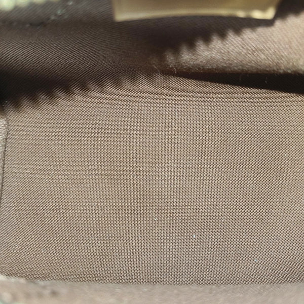 Authenticated pre-owned  SPEEDY Nano Monogram Coated Canvas Brown - Shoulder Bag at Looply
