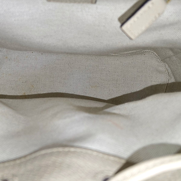 Monogram Coated Canvas Backpack Beige
